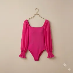 Body Fuchsia de Gala: Elegancia y Estilo Romántico talla S