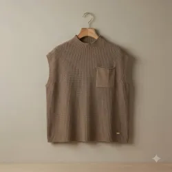 Chaleco de Punto "FASHION" – Estilo Minimalista y Confort Versátil Talla M/L