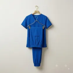 Conjunto Médico "Vitality" en Azul Real Talla S
