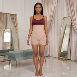 Faja Short de Control de Talle Alto - Efecto Moldeador Total Talla M