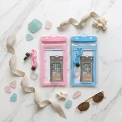 Fundas Impermeables para Móvil (Rosa y Azul)