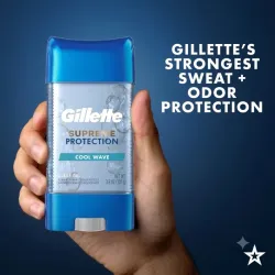 Gillette Supreme Protection Clear Gel – Cool Wave (107g)