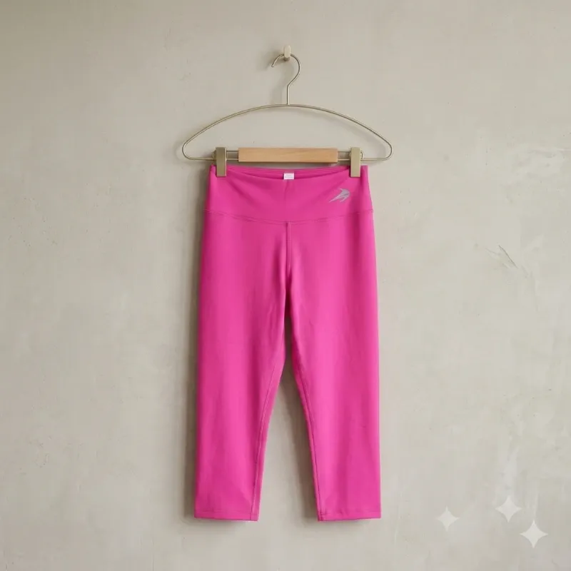 Leggings Deportivos Capris – Fucsia Vibrante Talla L