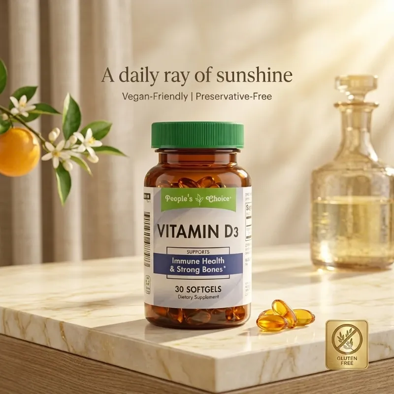 People's Choice Vitamina D3 – Salud Inmune y Huesos Fuertes