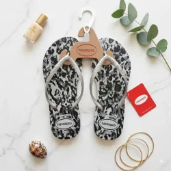 Sandalias Havaianas Slim Animal Print Monocromático