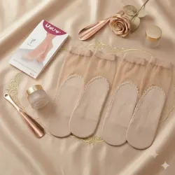 Socks Comfort & Style – Medias Invisibles con Suela de Algodón (2juegos)