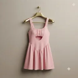 Vestido Deportivo "Court Ready" - Estilo y Rendimiento en Rosa Pastel Talla M