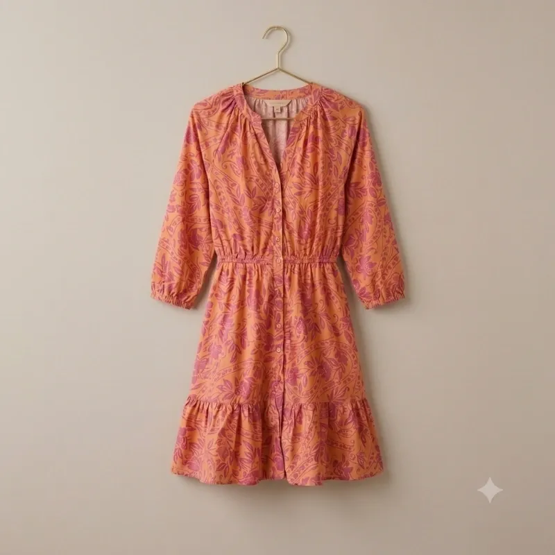 Vestido Estampado Jessica Simpson - Estilo Casual y Versátil Talla XS