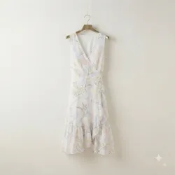 Vestido Midi Floral Frescura de Verano Talla M