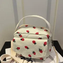 Bolso Bandolera Casual estampado de fresas