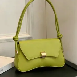 Bolso de Mano Verde Lima