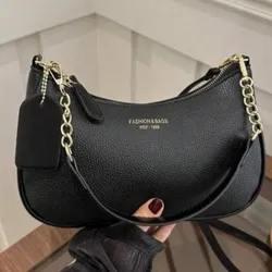Bolso Negro Estilo Coach