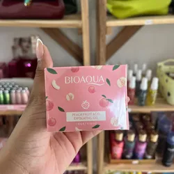Exfoliante facial de melocotón