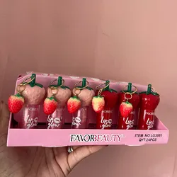 Gloss de Fresa con Llavero