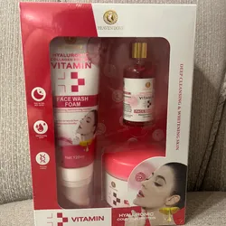 Kit de Skincare (Ácido Hialurónico, Colágeno y Vitaminas)