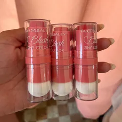 Rubor en barra con esponja