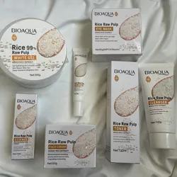 Set de Skincare de 7 pasos de Arroz Aclarante