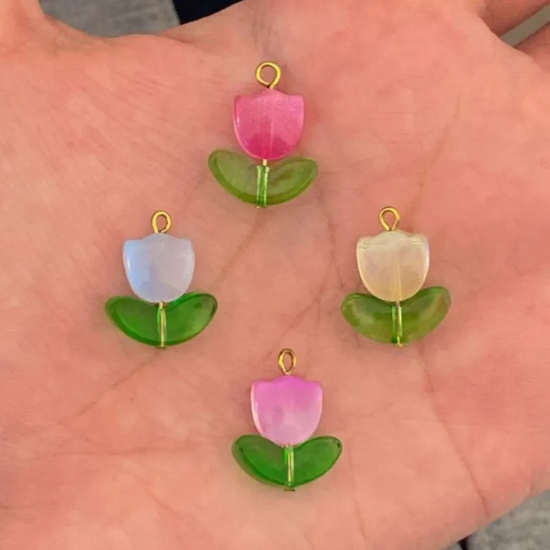Tulipanes de vidrio 