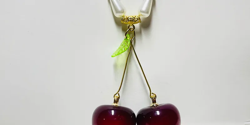 Cerezas de perlas de lágrimas
