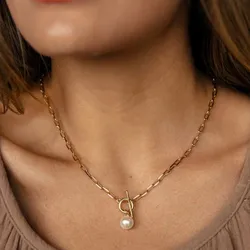 Eslabonado con perla