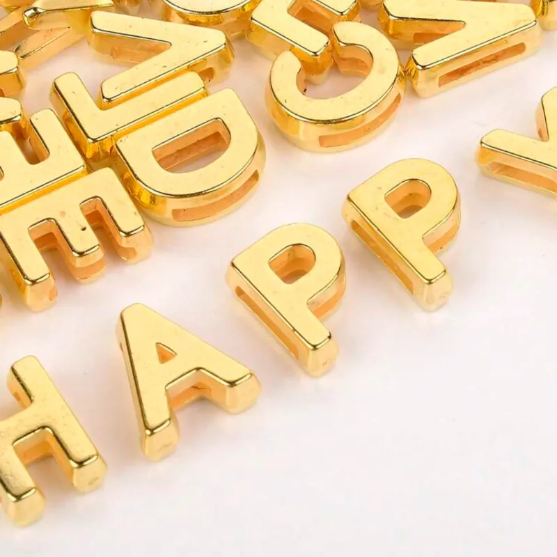 Letras doradas 