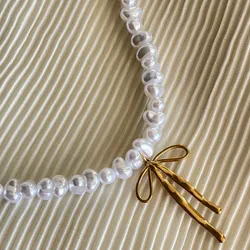 Perlas de rio y lazo