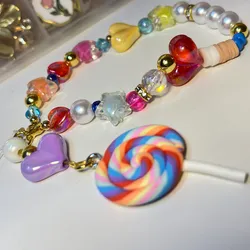 Strap de teléfono colorido de dulce 