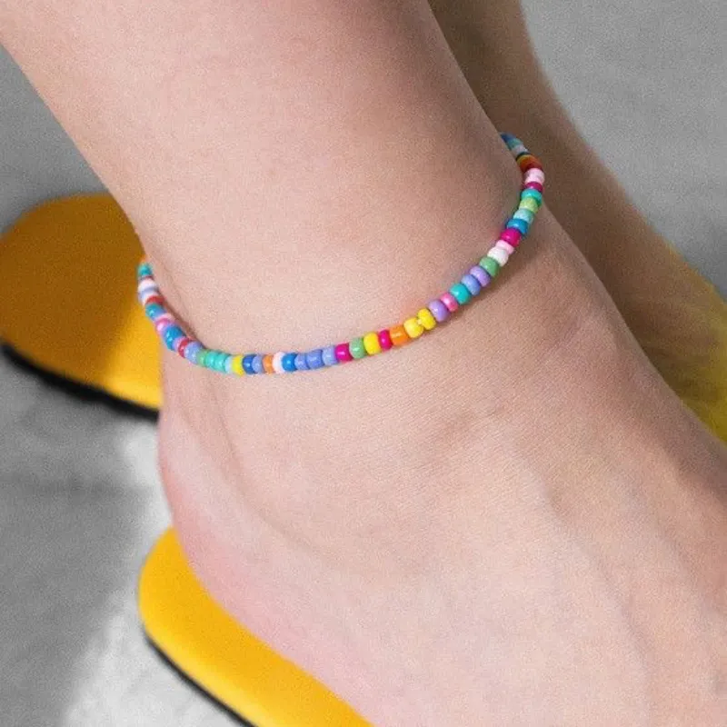 Tobillera de colores 