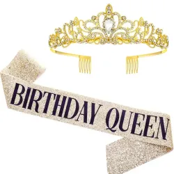 Banda y Corona Birthday Queen 