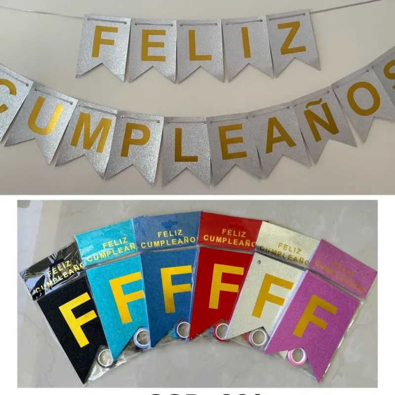 Banderin ¨Feliz Cumpleaños¨