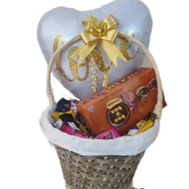 Cesta Sorpresa con Caja de Bombones