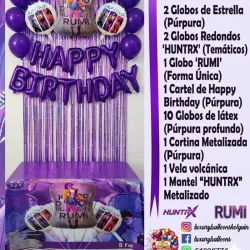 Combo de Decoración Guerreras Kpop