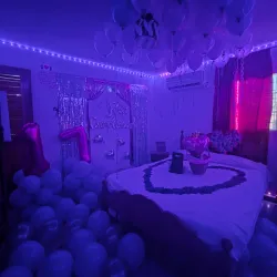 Decoración de Habitación Morada