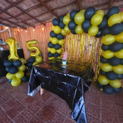 Decoración Dorado/Negro