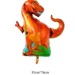 Dinosaurio T-Rex Rojo Grande