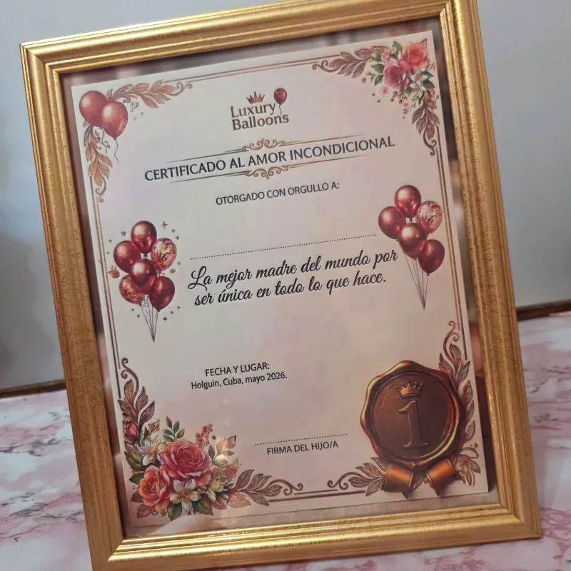 Diploma al Amor Incondicional