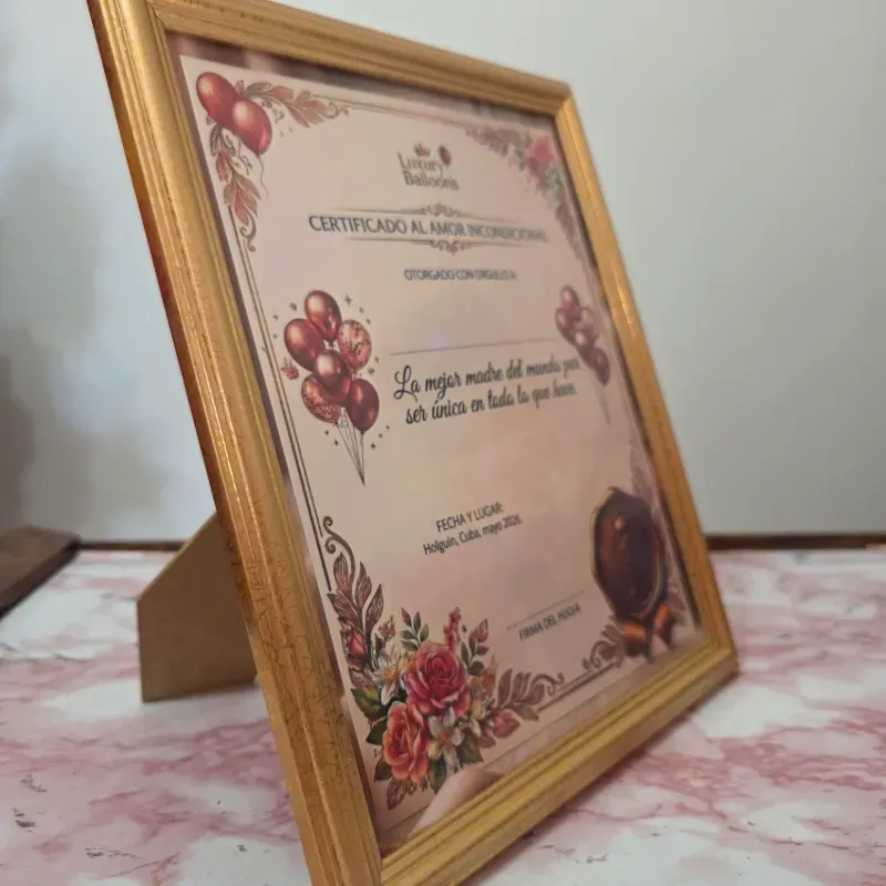 Diploma al Amor Incondicional