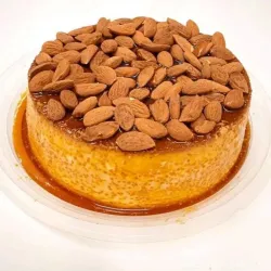 Flan con Almendras