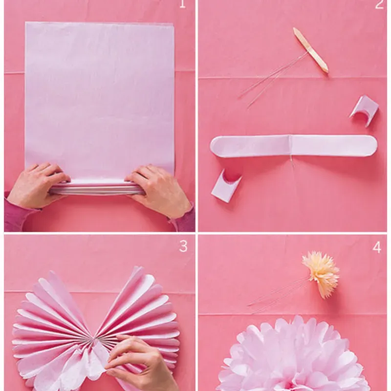 Flores de Papel de Seda