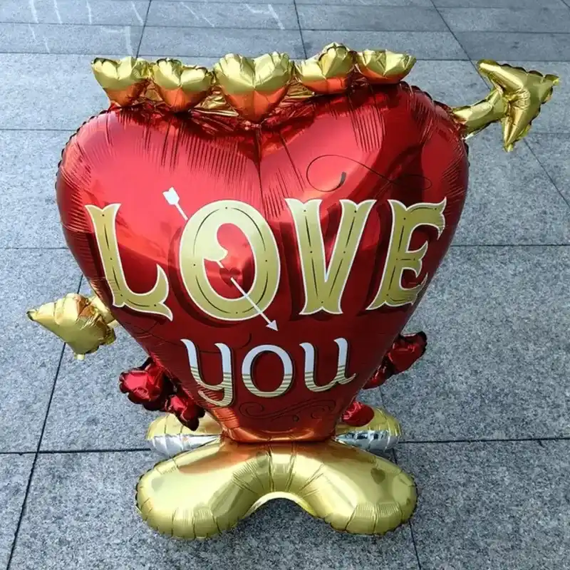 Globo Corazón Flechado 3 D