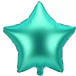 Globo de Estrella Verde Azul 18 pulgadas
