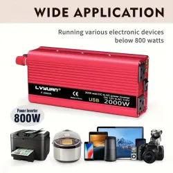 Inversor de Voltaje LVYUAN 2000W