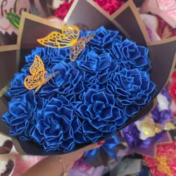 Luxury Bouquet Dalias Azules