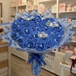 Luxury Bouquet Premium Azul