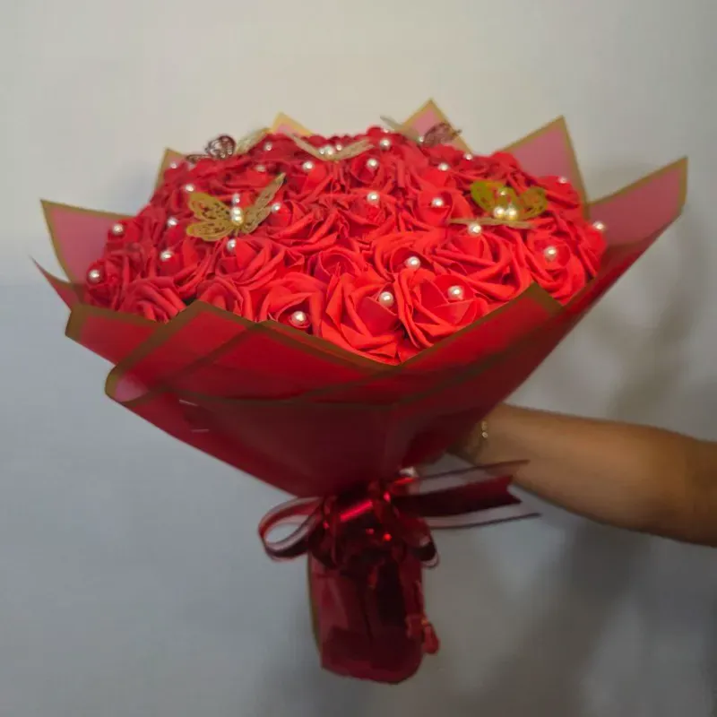 Luxury Bouquet Premium Rojo