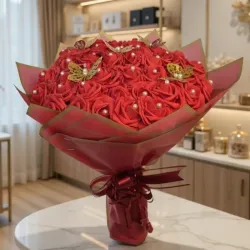 Luxury Bouquet Premium Rojo