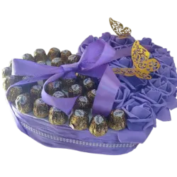 Luxury Heart-Box Morado