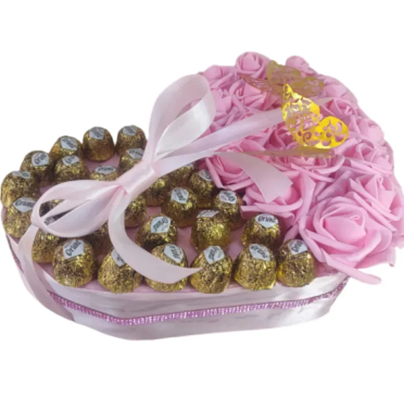 Luxury Heart-Box Rosado