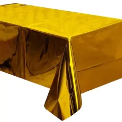 Mantel Metalizado Dorado