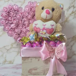 Regalo Sorpresa ¨Sweet Teddy & Roses Box¨ 